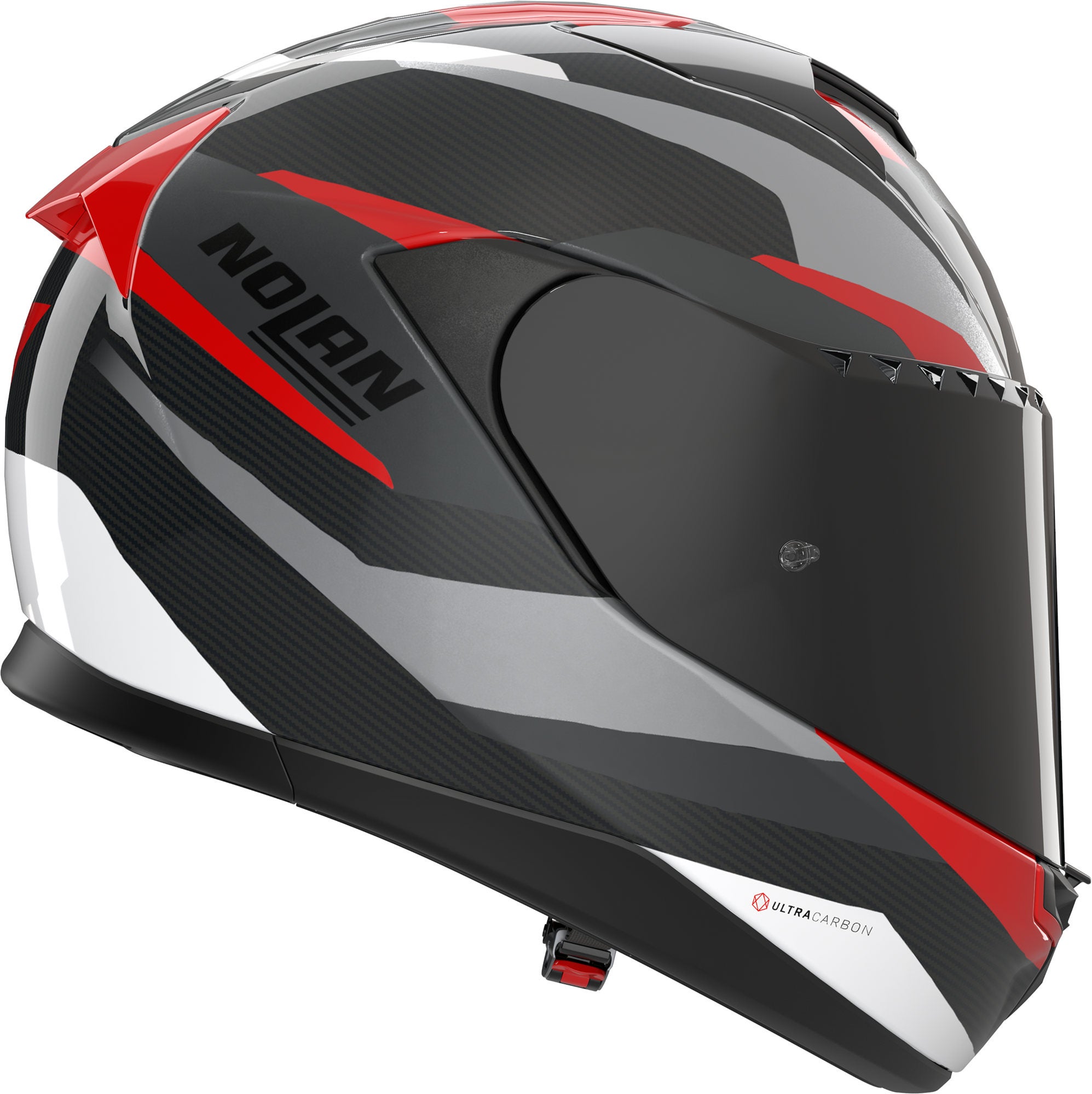 Nolan X-904 Ultra Carbon Calibro Kypärä musta/harmaa/punainen XXL (64) Kuva 5