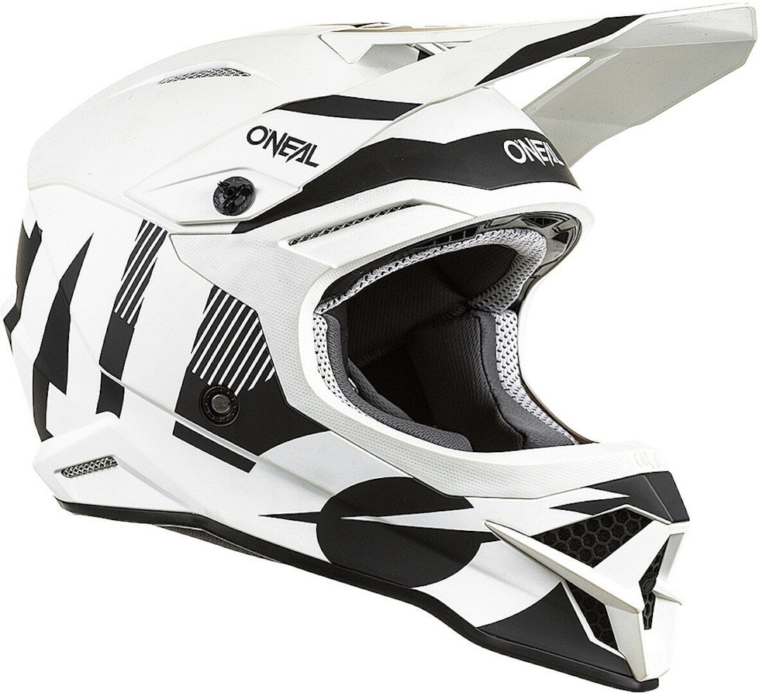 Oneal 3Series Vertical V.22 Motocross Helm schwarz/weiß L (59/60) Abbildung 3