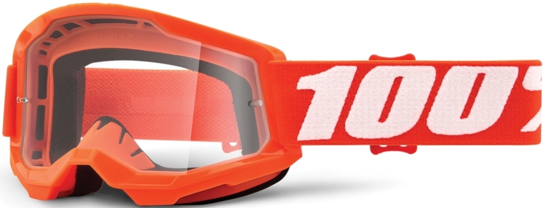 100% Strata II Ochelari de motocross pentru tineret Portocaliu/Negru Figura 1