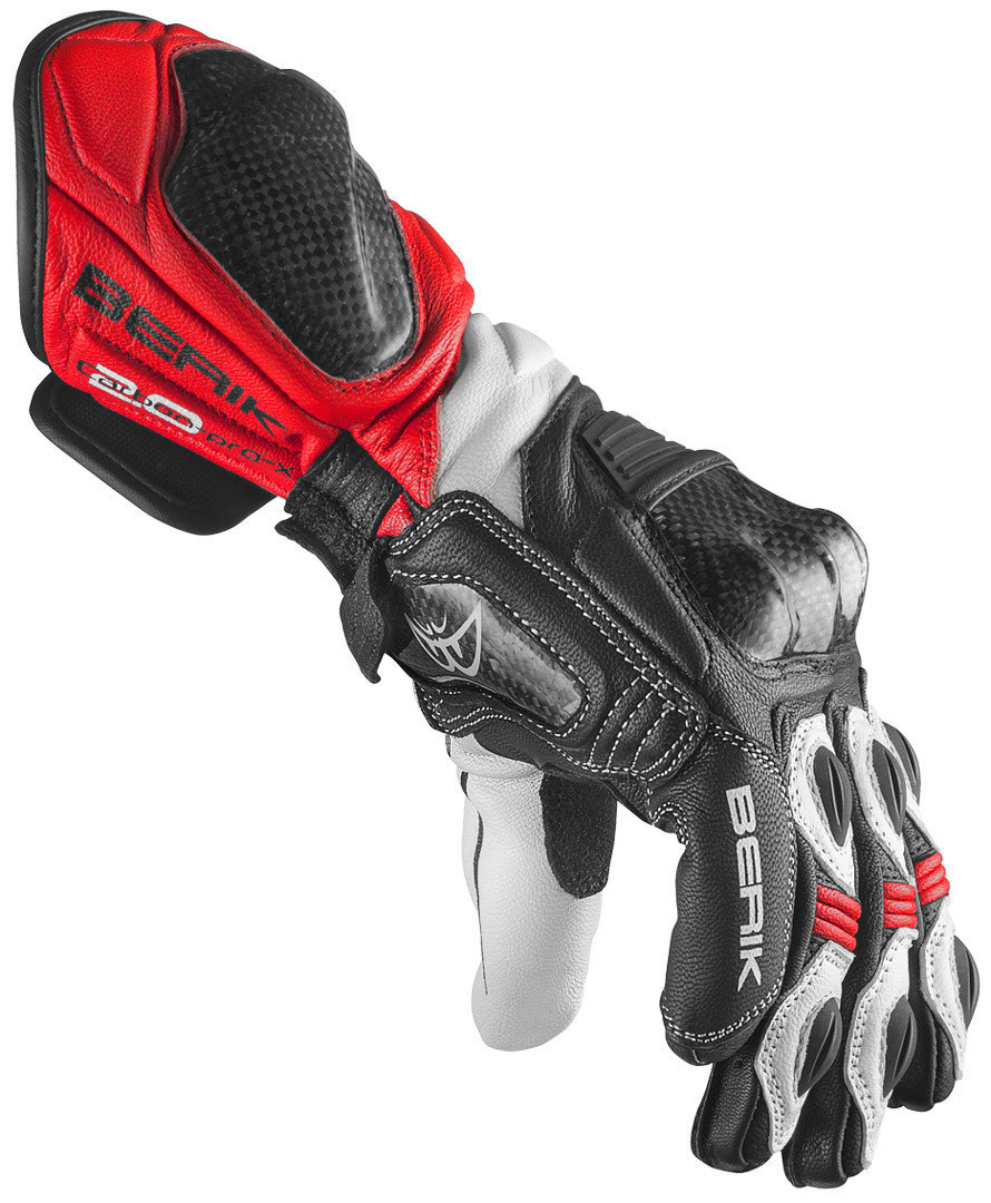 Berik TX-1 Pro Motorcykel handsker sort/hvid/rød M Figur 3