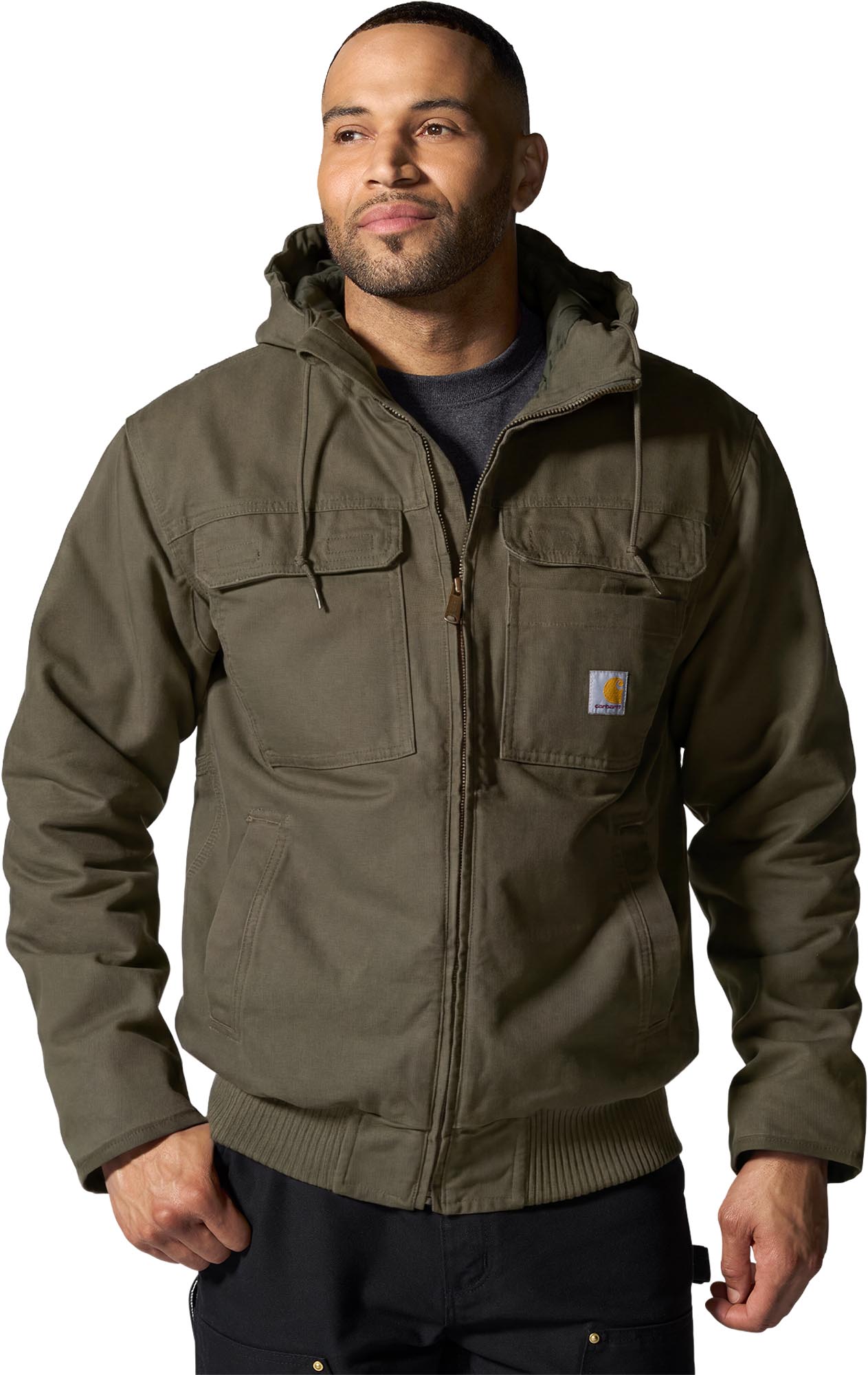 Carhartt Washed Duck Bartlett Active Jacke oliv XL Abbildung 2