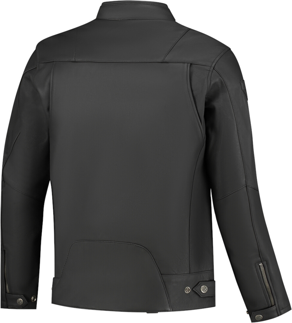Rusty Stitches Dorian Blouson en cuir de moto noir M Figure 2