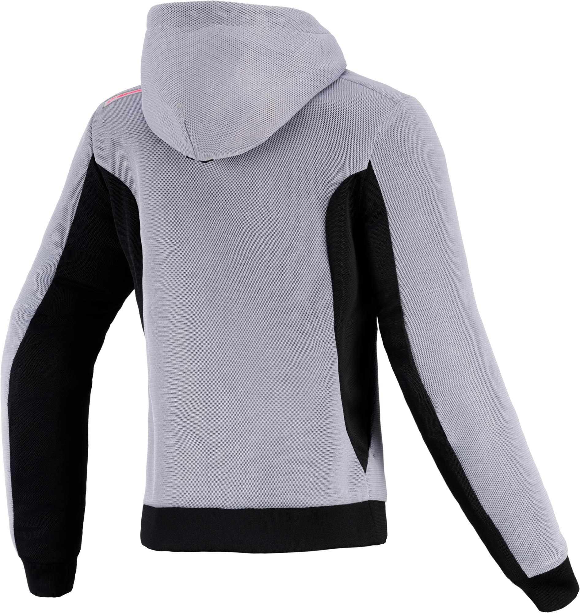 Alpinestars Stella Chrome Superairflow Damer motorcykel Zip Hoodie grå/sort M Figur 2