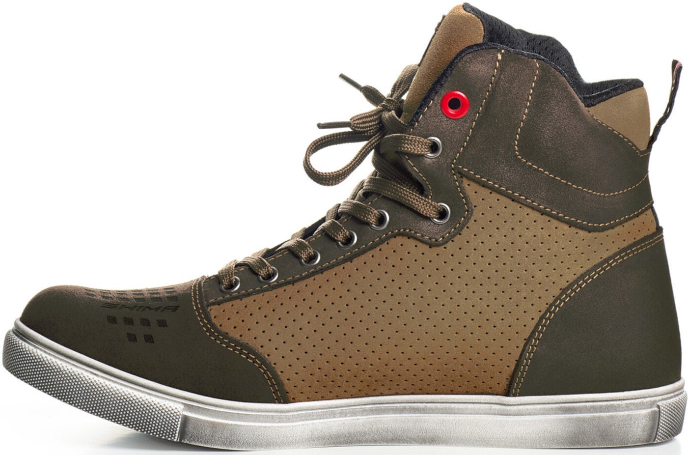 SHIMA SX-2 perforierte Motorrad Schuhe braun 44 Abbildung 3