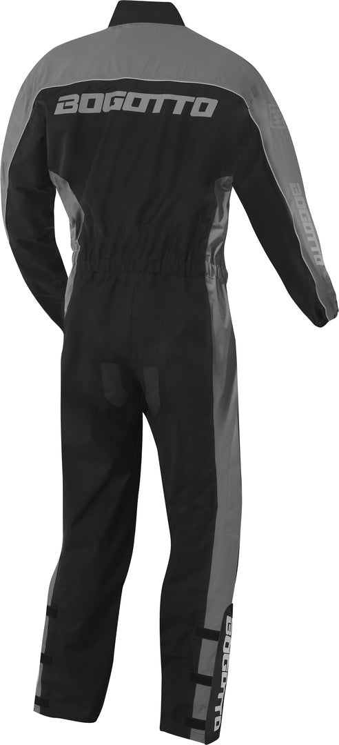 Bogotto Rain One Piece Motorcycle Rain Suit black/grey 2XL Figure 2