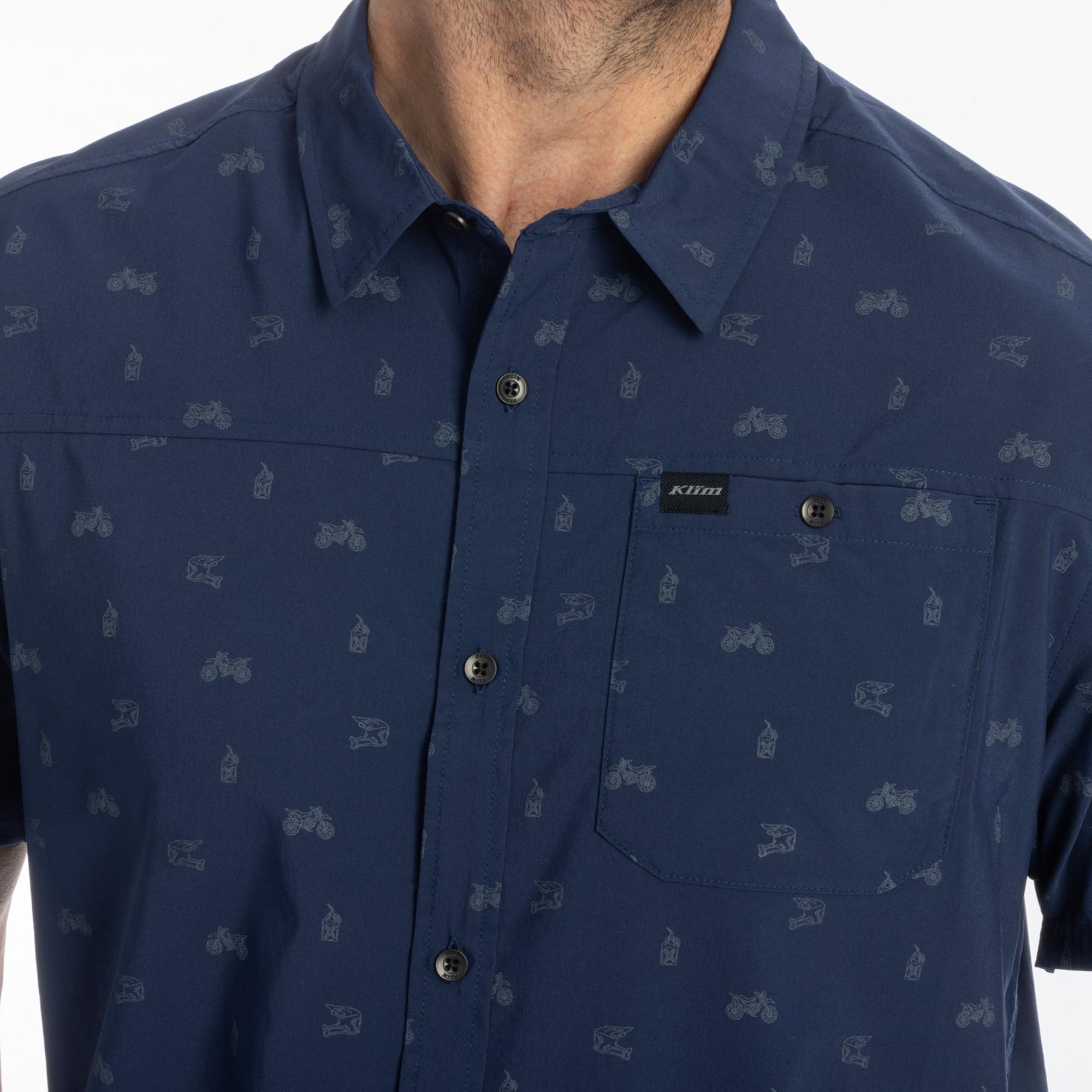 Klim Rambler Stretch Shirt blue M Figure 3