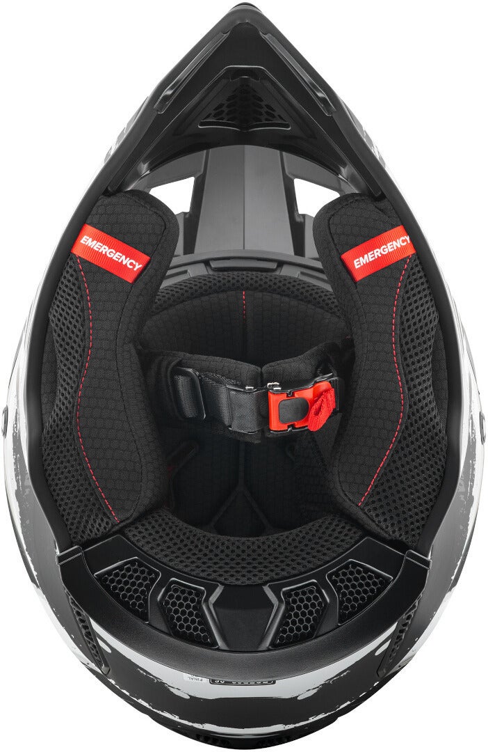 Side view of Germot GM 540 Motocross Helmet