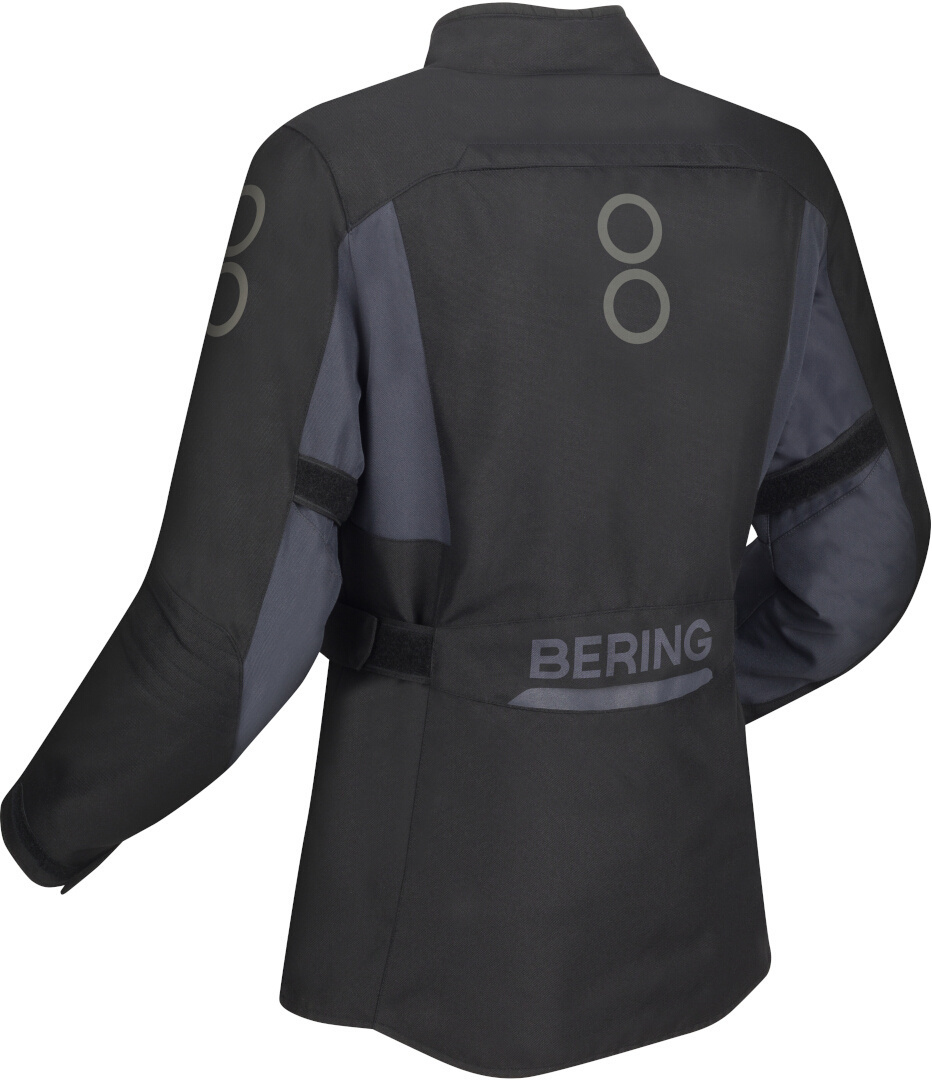 Bering Siberia imperméable dames moto textile veste noir/gris 46 Figure 2