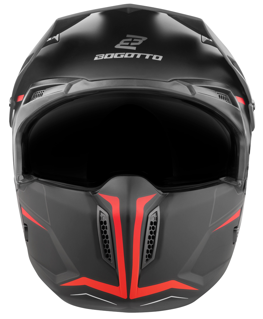 Bogotto Radic WN-ST Cască Roșu/Negru XS Figura 9