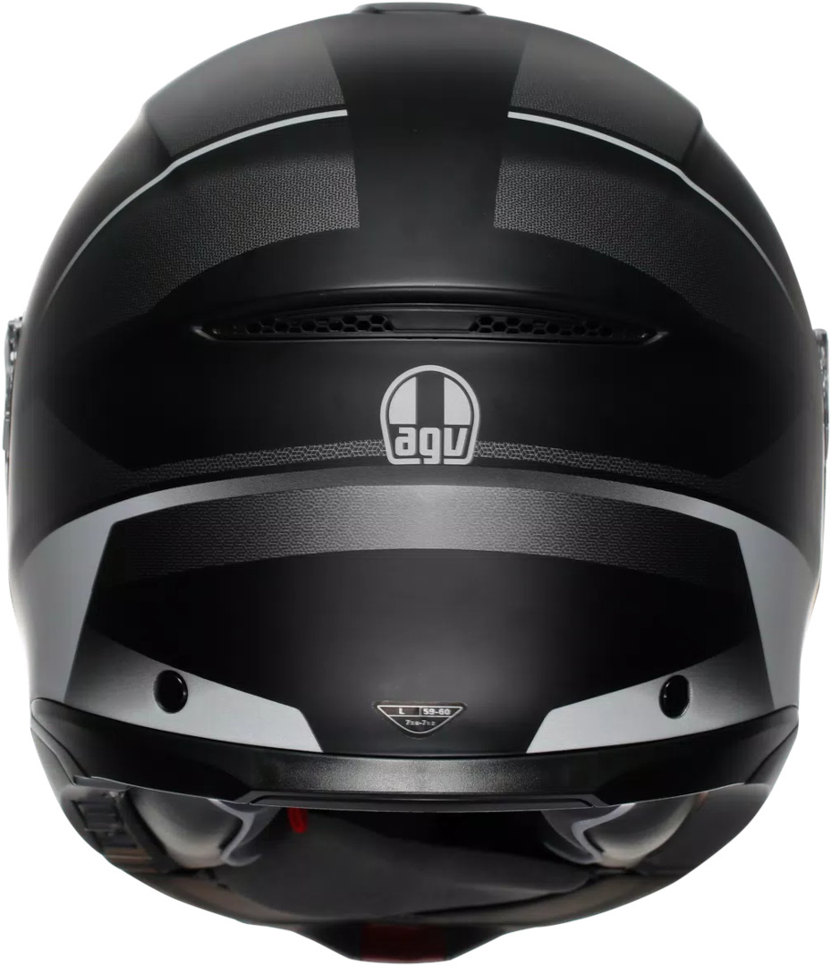 AGV Tourmodular Perception Casco negro mate/plateado M (57/58) Figura 5