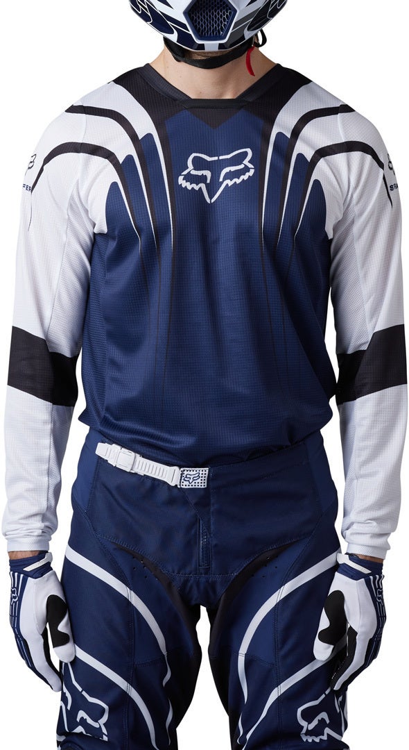 FOX 180 GOAT Strafer Motocross Jersey blau L Abbildung 12