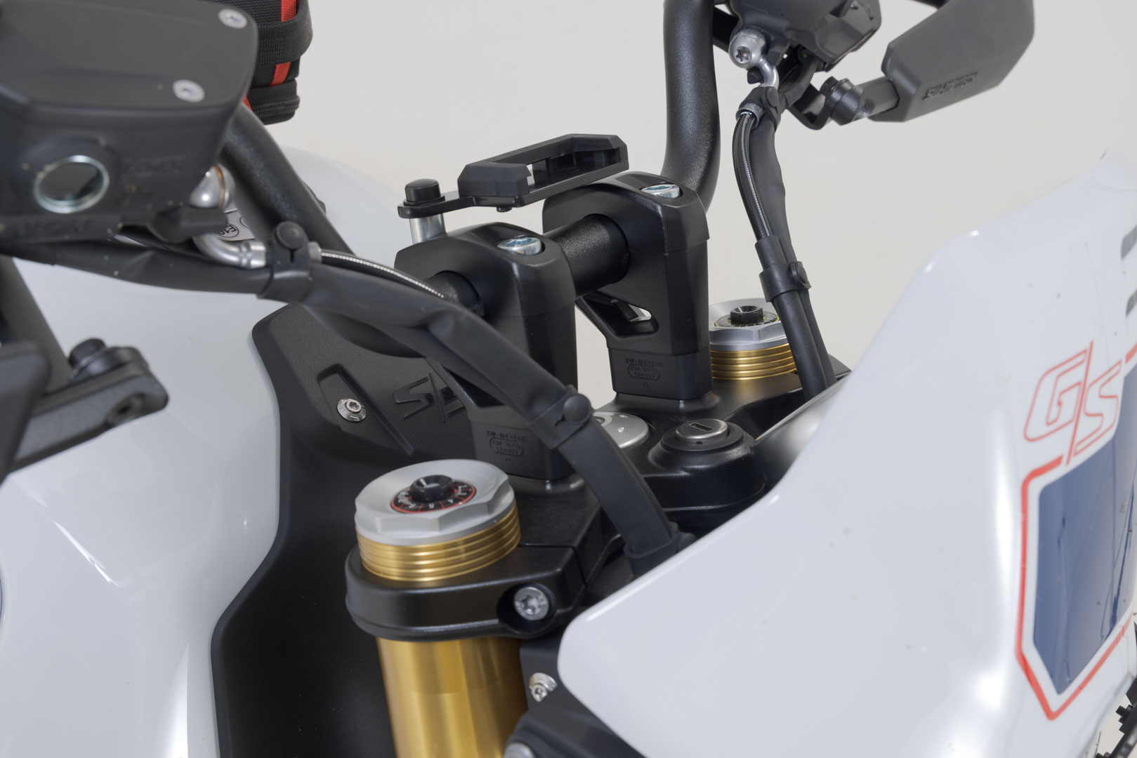 Riser de bară SW-Motech - H=20 mm. Argintiu. BMW R 12 G/S (25-). Figura 5