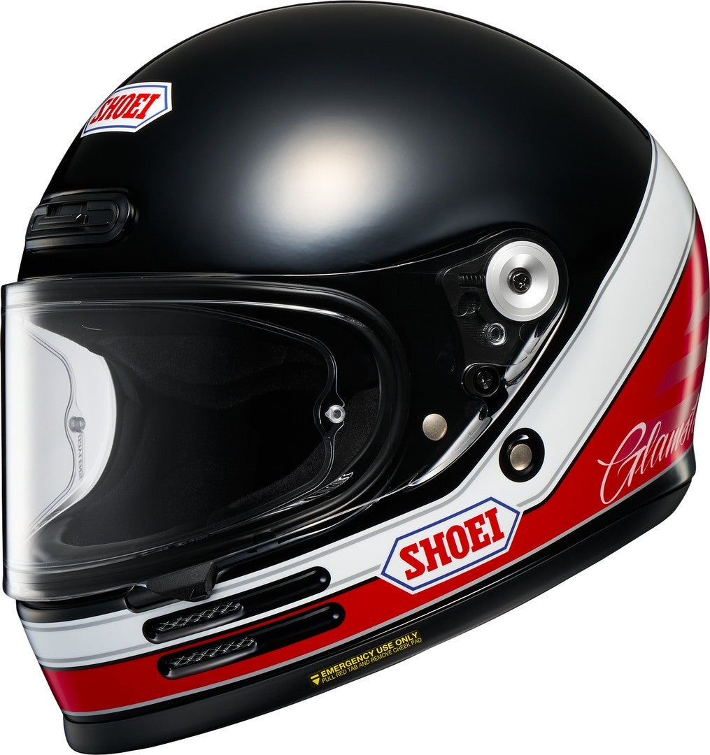 Shoei Glamster 06 Abiding Helm schwarz/weiß/rot L (59/60) Abbildung 1