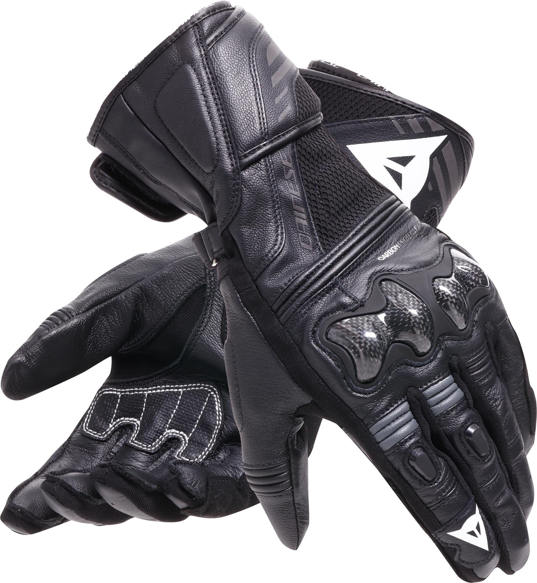 Dainese Reacto Carbon Long Luvas de Motocicleta Preto/Antracito L Figura 5