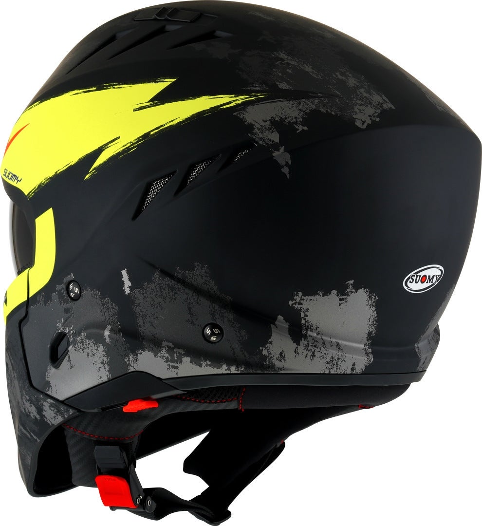 Suomy Armor Hi Volt Jethelm schwarz/gelb L (59/60) Abbildung 3