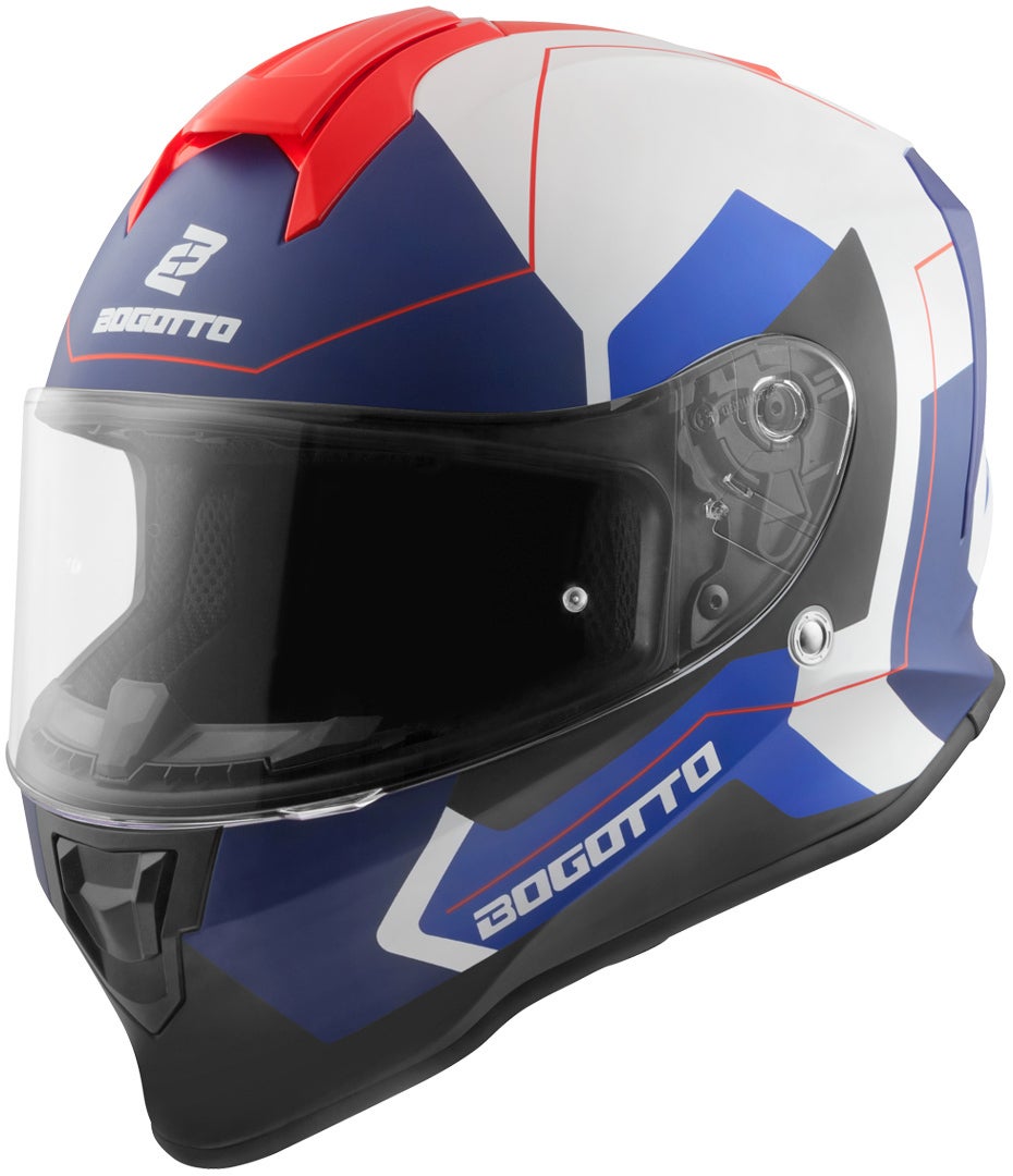 Bogotto V151 Sacro Helmet white/blue/red M Figure 2