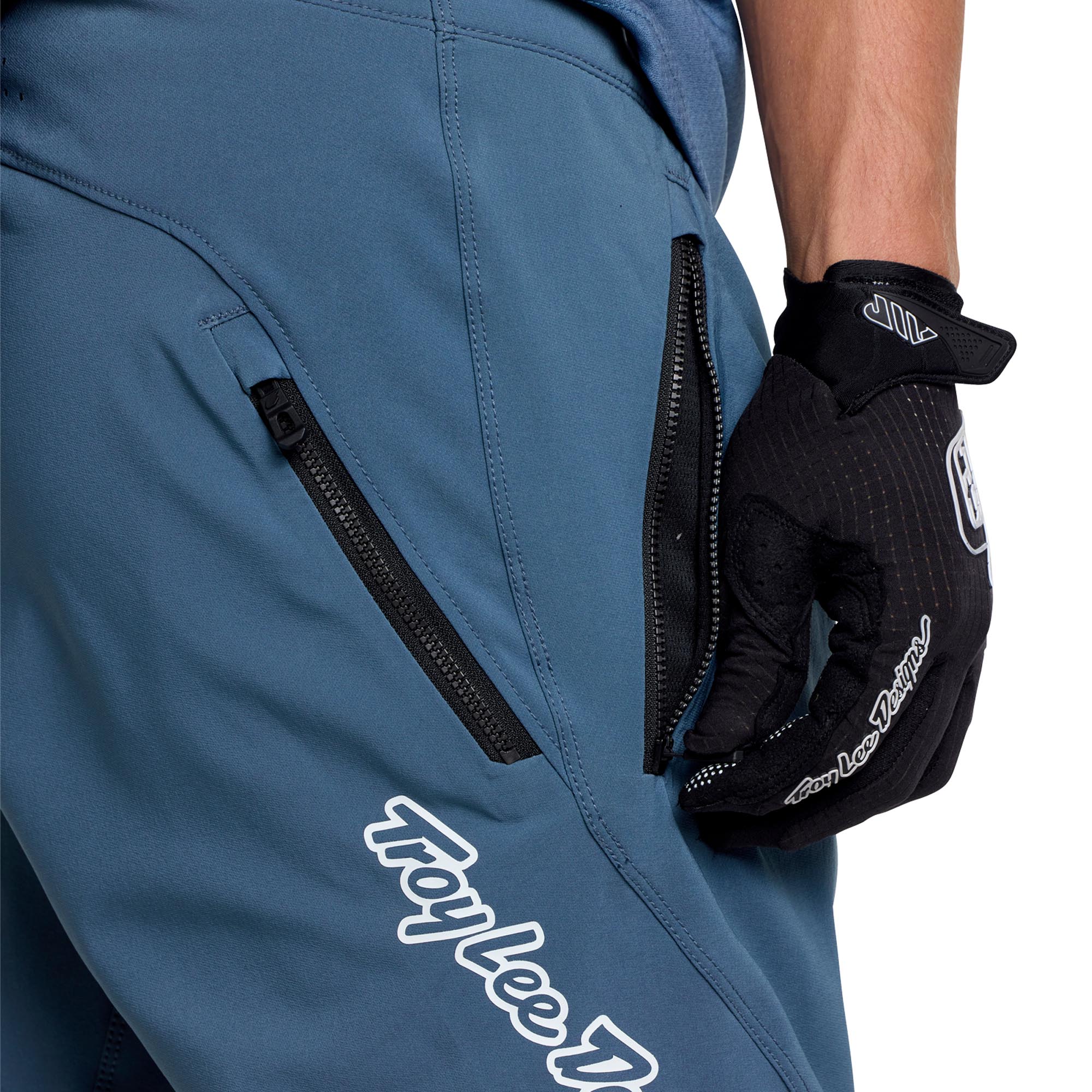 Troy Lee Designs Stage Mono Pantaloni da bicicletta blu/grigio 36 Figura 3