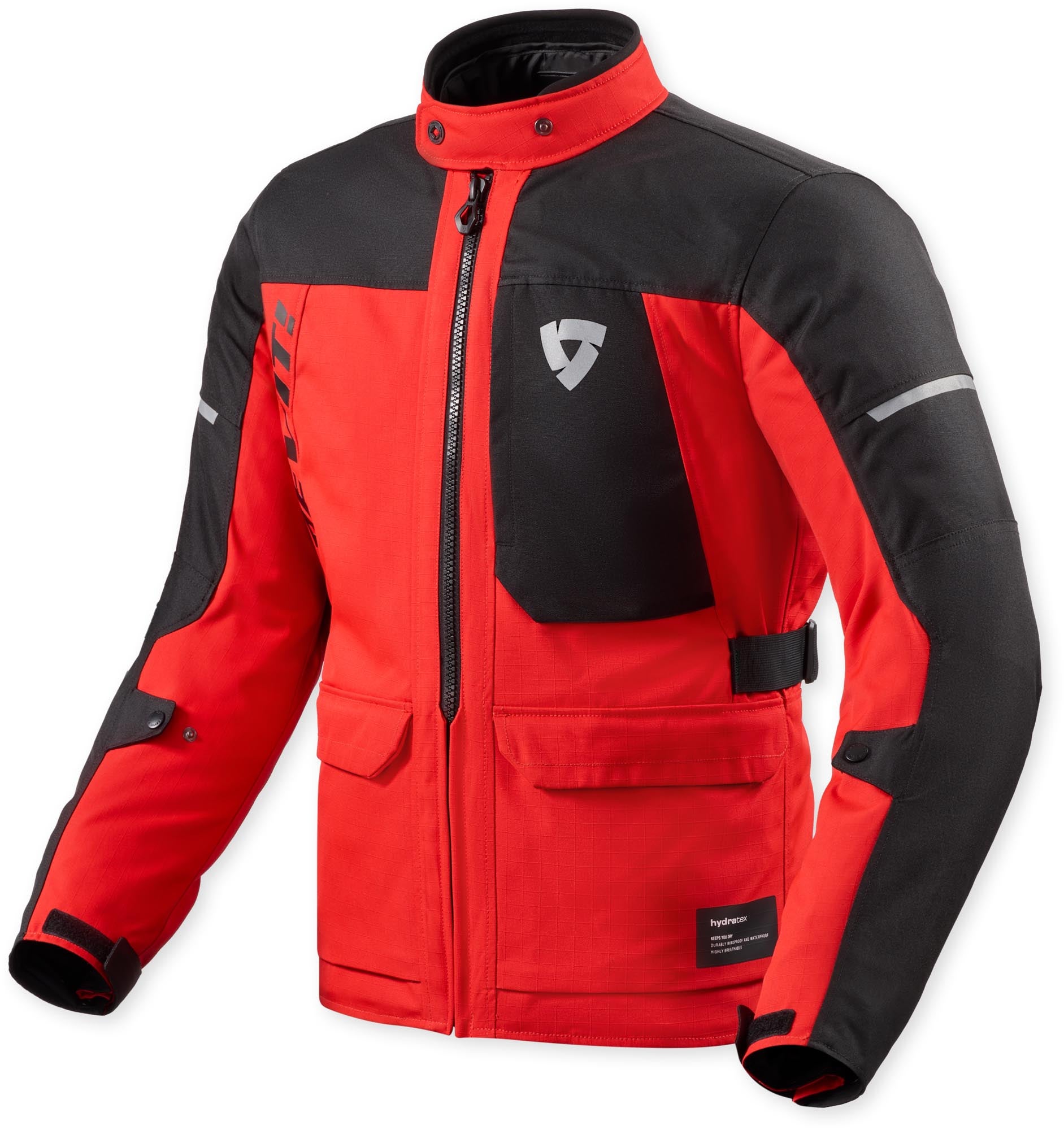 Revit Convergent H2O waterproof Motorcycle Textile Jacket red/black M Figure 1