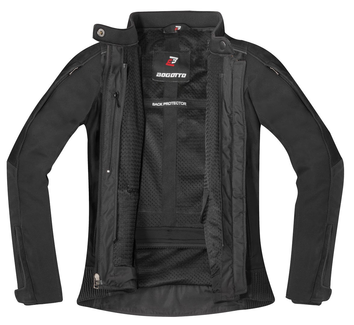 Bogotto Tek-M imperméable pour dames moto cuir / textile veste XL Figure 5