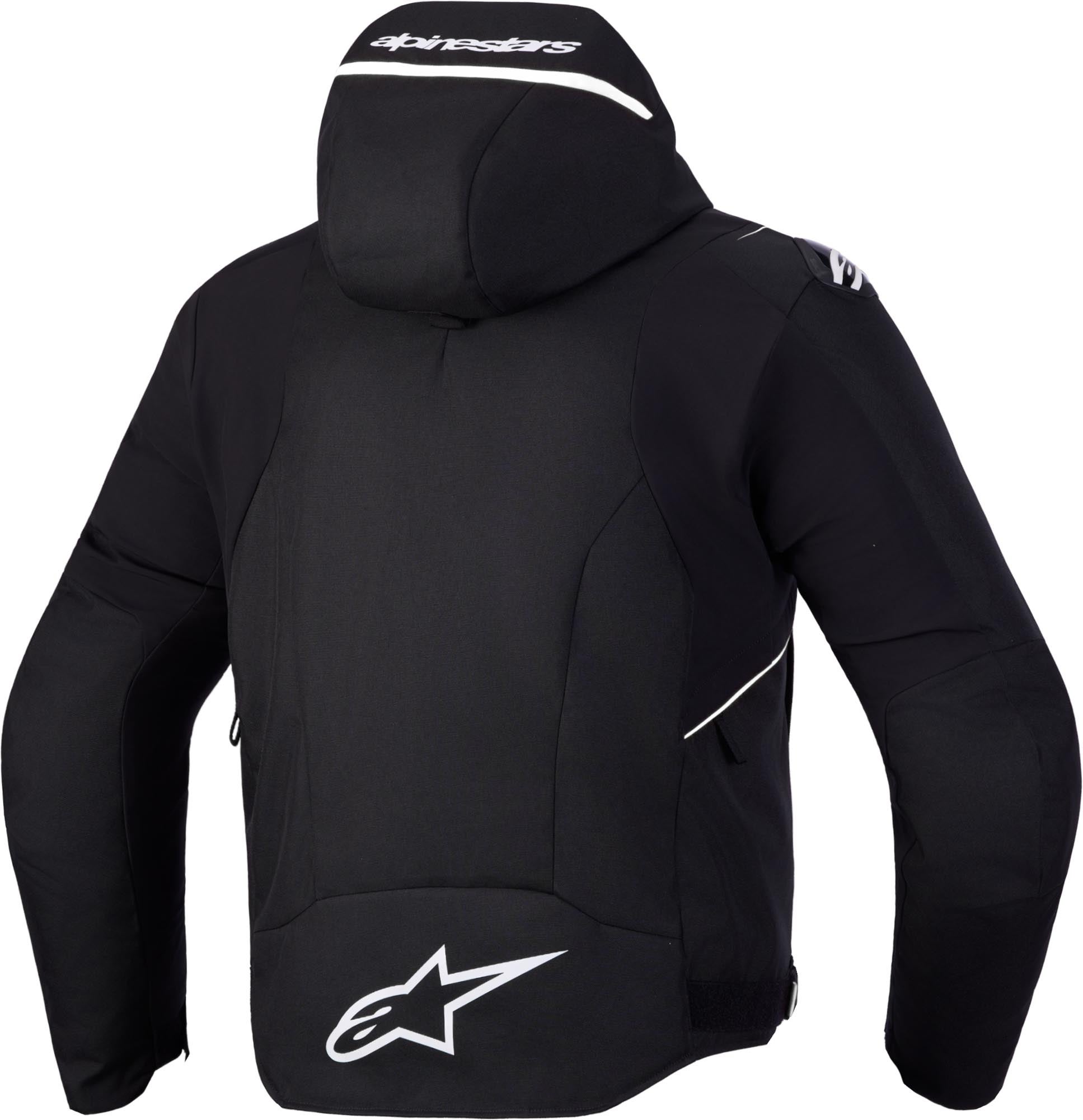 Alpinestars Zaca V2 waterproof Motorcycle Textile Jacket black/white 4XL Figure 2