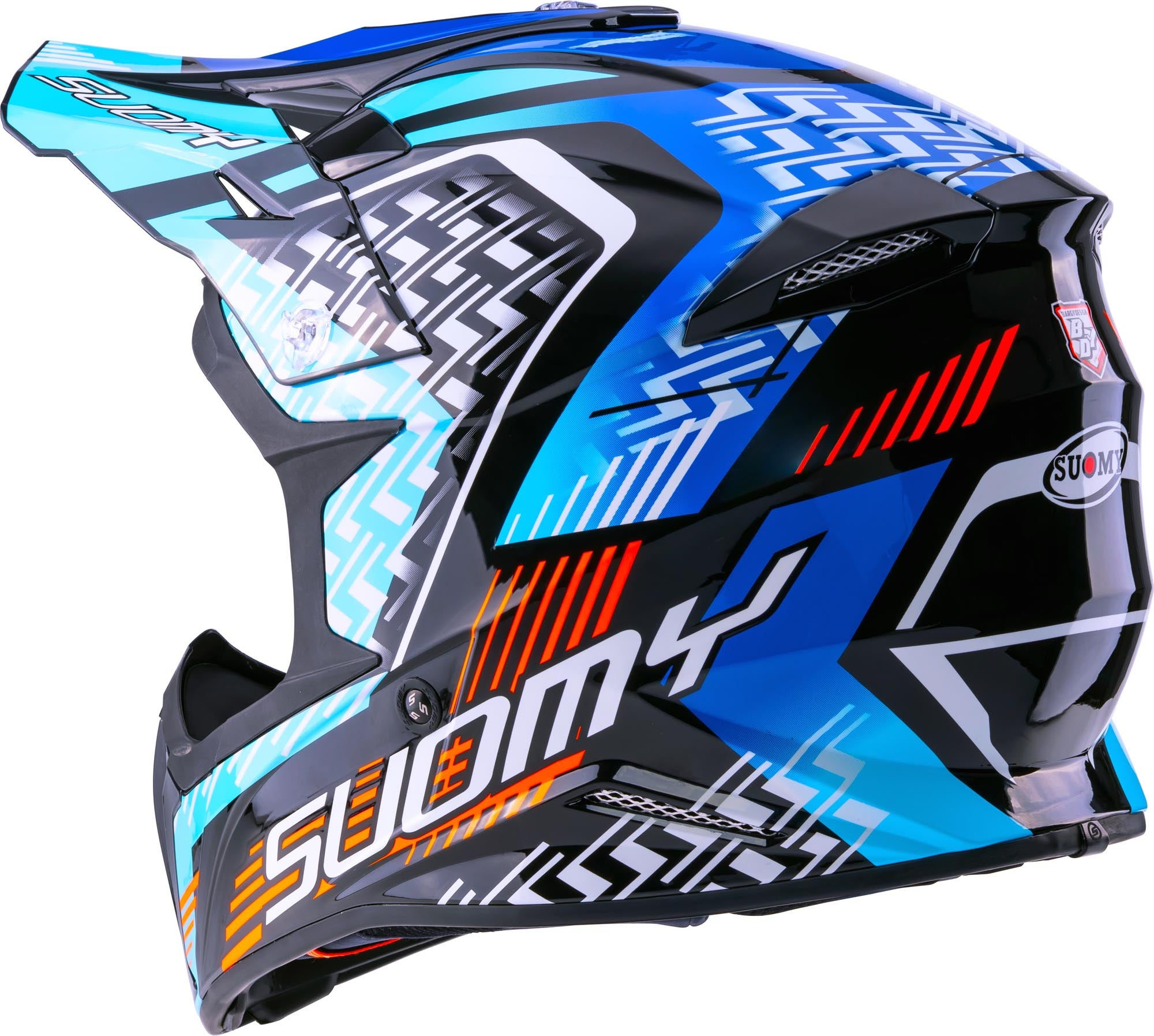 Suomy X-Wing Motley Casco da motocross nero/blu L (59/60) Figura 3