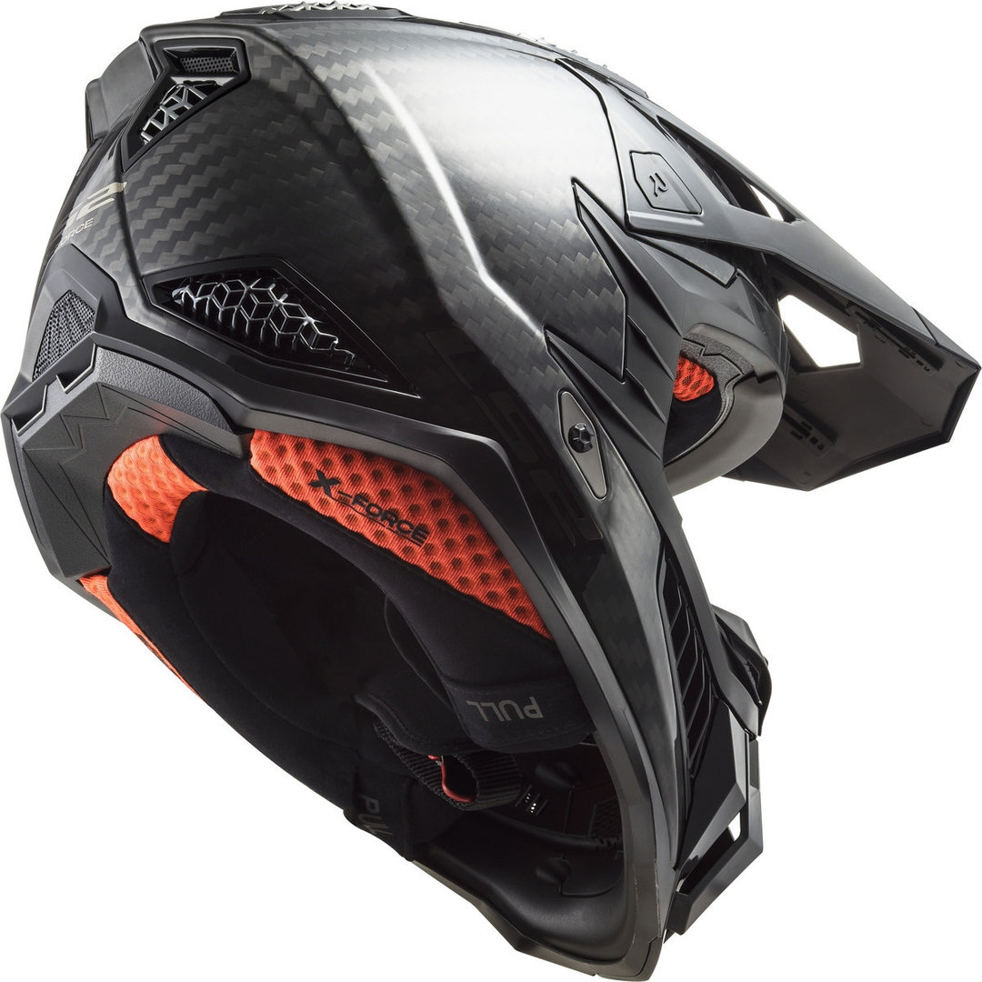 LS2 MX703 X-Force Solid Carbon Capacete de Motocross carbono S (55/56) Figura 5