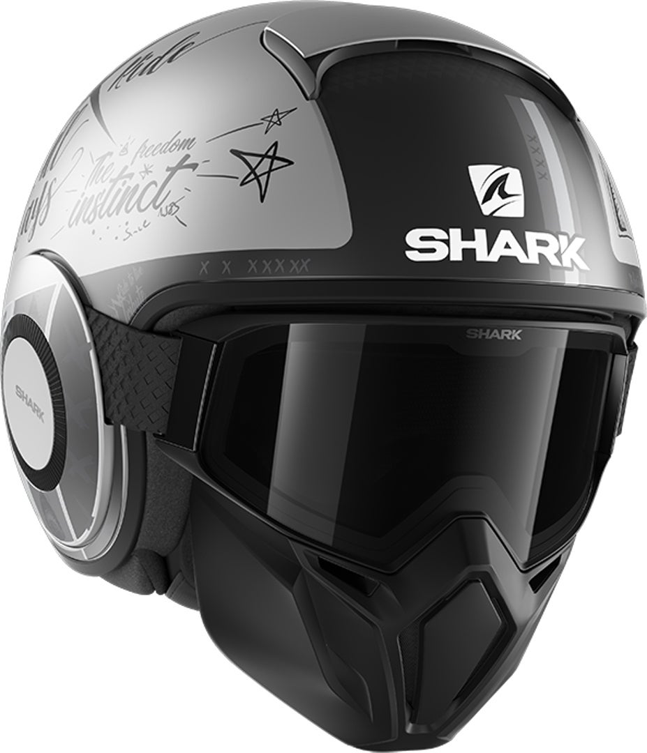 Shark Street-Drak Tribute RM Jet Helmet grey matt M (57/58) Figure 3
