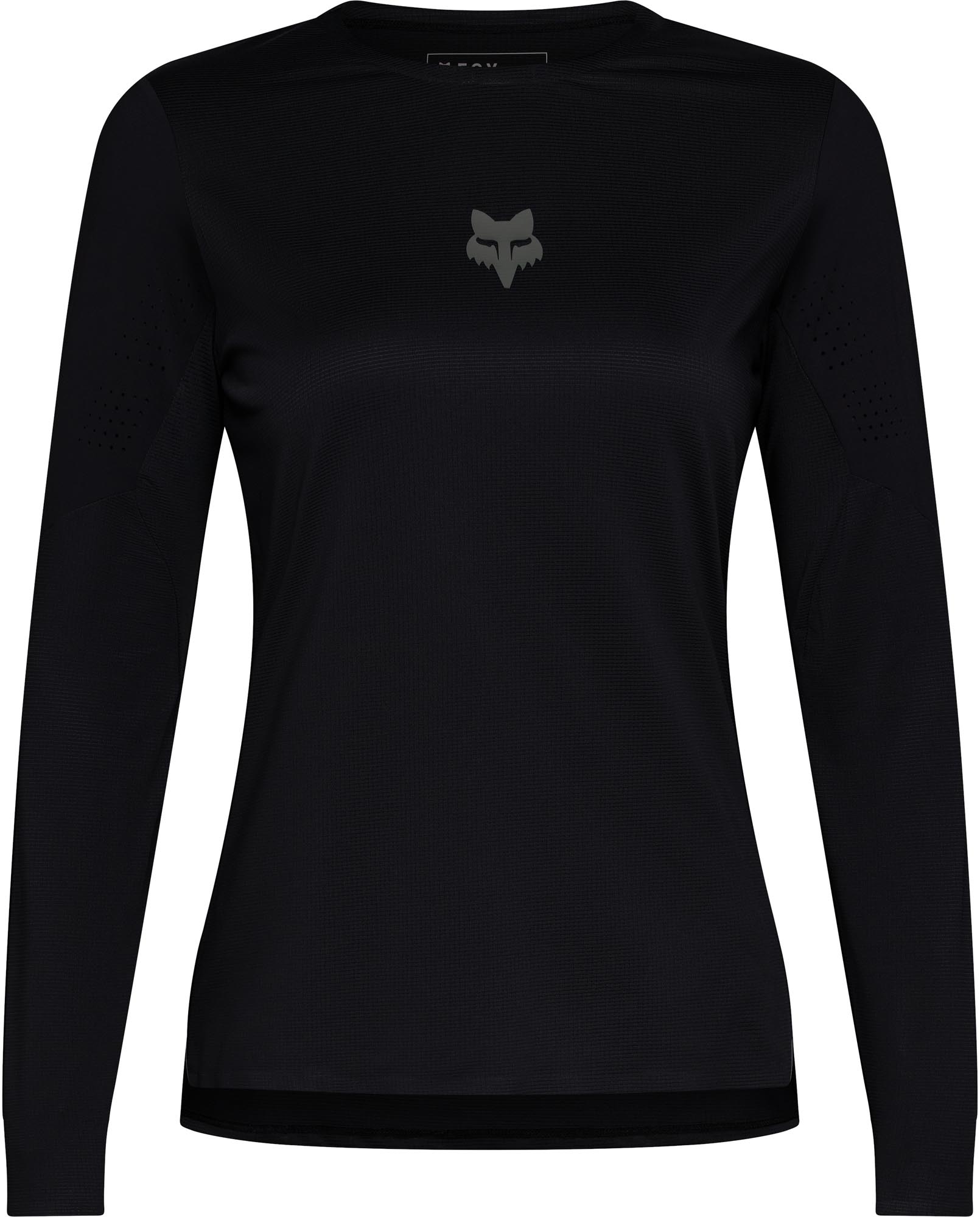 FOX Flexair LS Damesykkeltrøye Svart M Figur 1