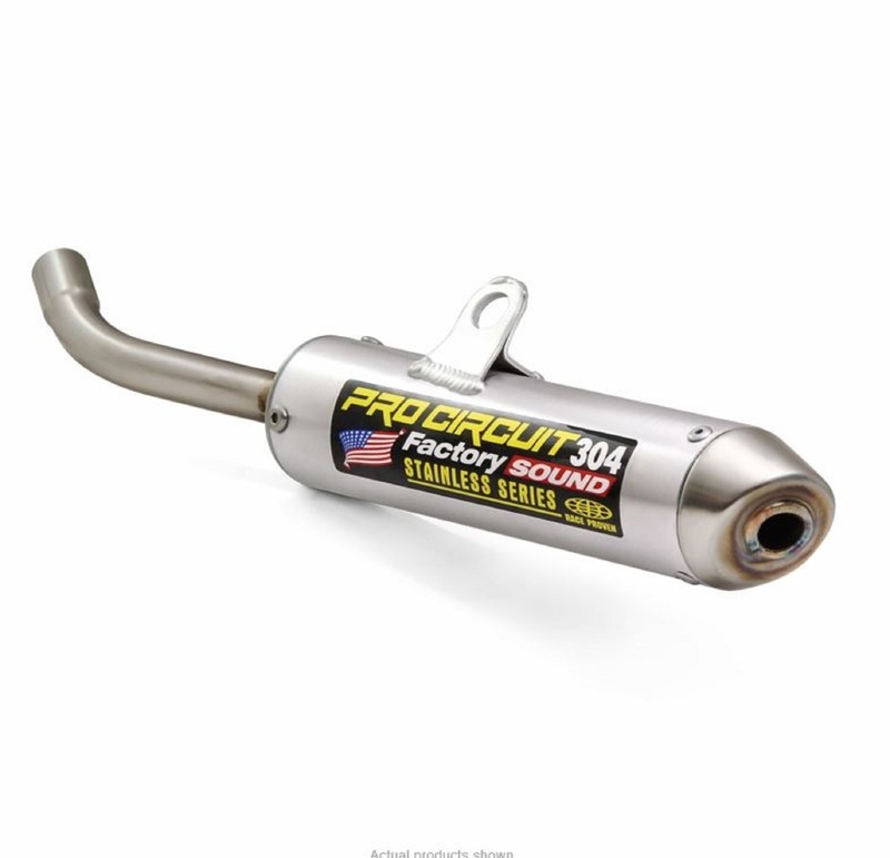 PRO CIRCUIT 304 Capac de capăt din aluminiu/oțel inoxidabil periat Yamaha YZ65 Figura 1