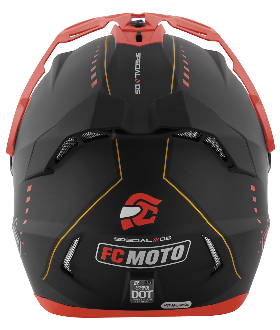 FC-Moto Merkur Pro Air Cască Enduro Negru/Roșu XS Figura 5