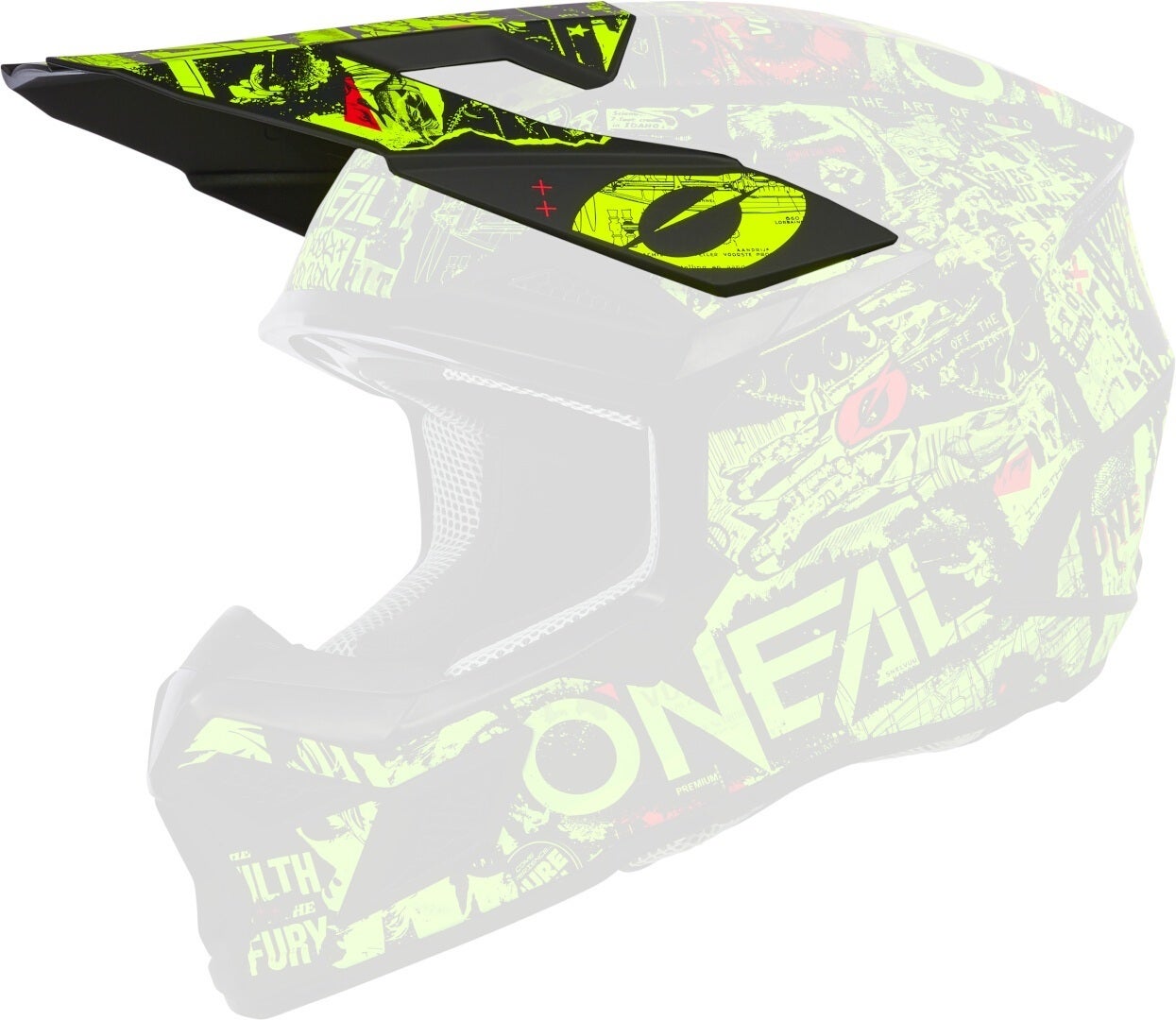 Oneal 3SRS Attack Casco da motocross per bambini Y/M (51/52) Figura 8
