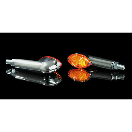 SHIN YO Mini Blinker CATEYE, lang Chrome Galben Figura 4