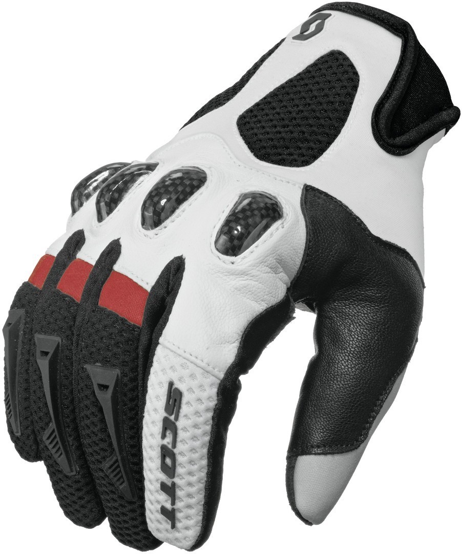 Scott Assault Motorcross handschoenen Zwart/Rood M Figuur 1