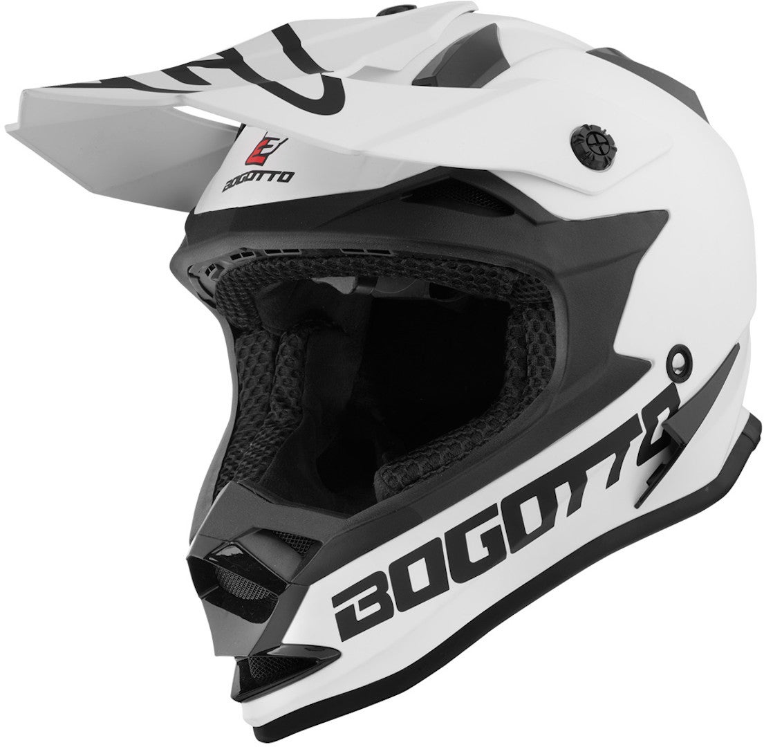 Bogotto V321 Solid Casque de motocross Blanc mat XL Figure 1