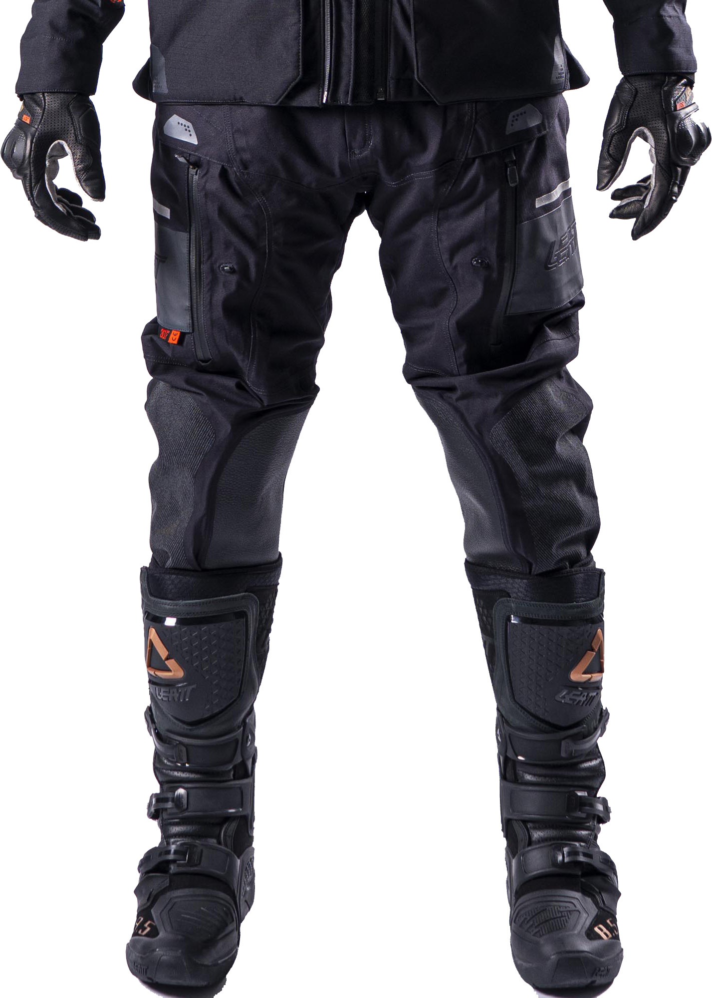 Side view of Leatt ADV Rally 7.5 HydraDri waterproof Motorcycle Textile Pants