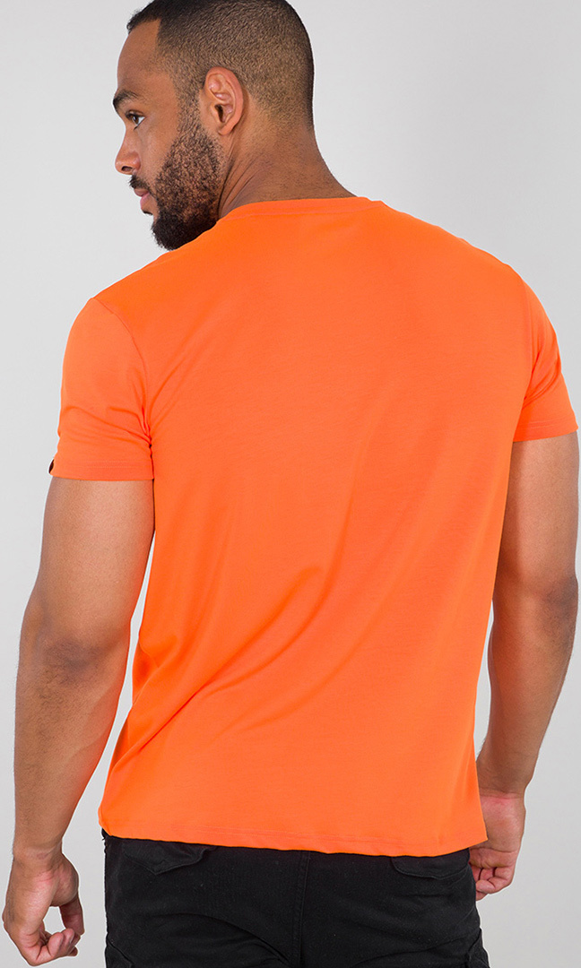Alpha Industries Basic Koszulka pomarańczowo/ S Rysunek 2