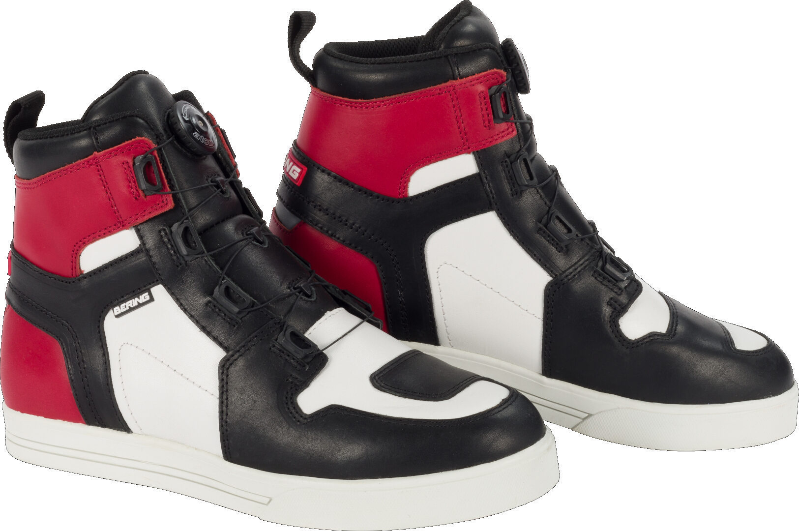 Bering Reflex A-Top wasserdichte Motorrad Schuhe schwarz/weiß/rot 41 Abbildung 2