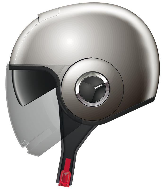 Shark Nano Capacete a jato Prata M (57/58) Figura 1