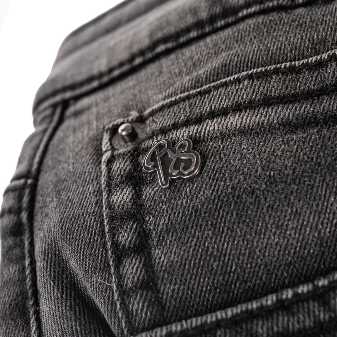 Rusty Stitches Emma Dames Motorfiets Jeans Zwart 40 Figuur 4