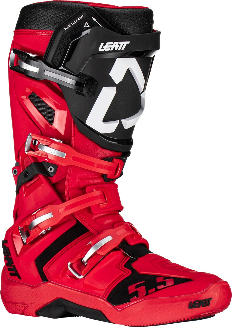 Leatt 5.5 FlexLock Motocross Boots black/red 47 Figure 1