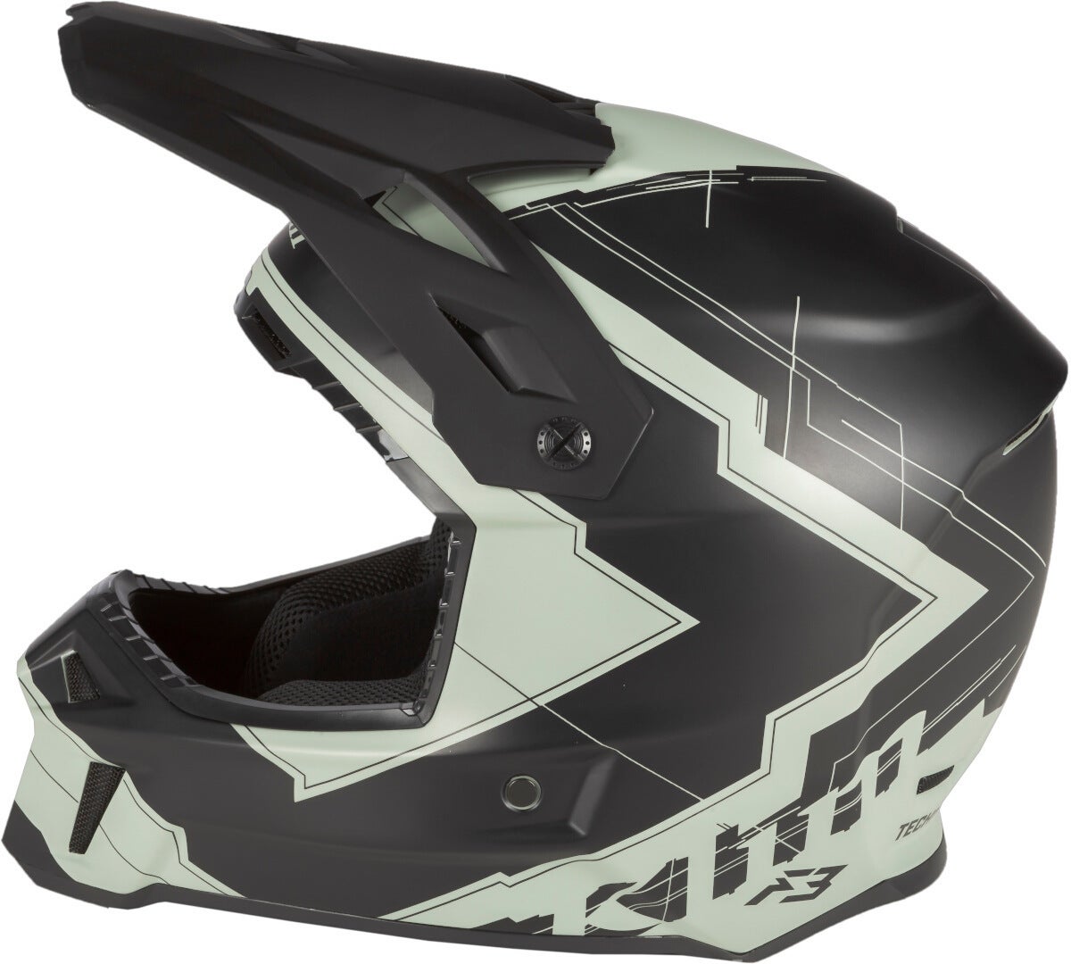 Klim F3 Verge Motocross hjelm sort/grå XXXL (64/65) Figur 6