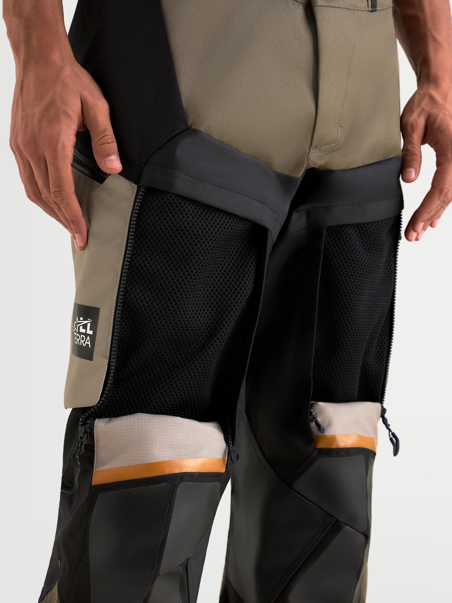 Alpinestars Harok V2 Drystar Pantalon textile de moto imperméable Gris/Marron L Figure 9