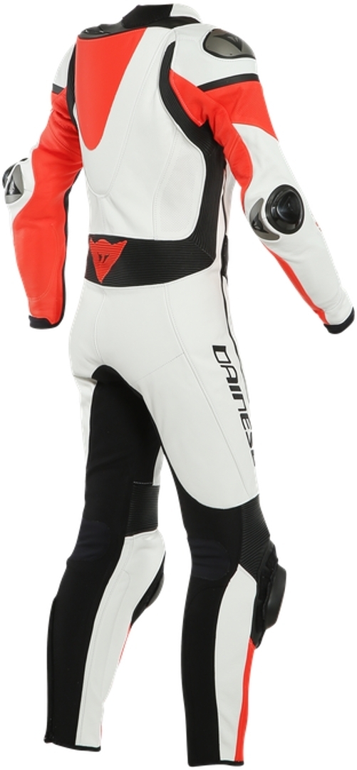 Dainese Imatra Costum de piele de motocicletă pentru femei perforate într-o singură piesă Negru/Roșu/Alb 38 Figura 2