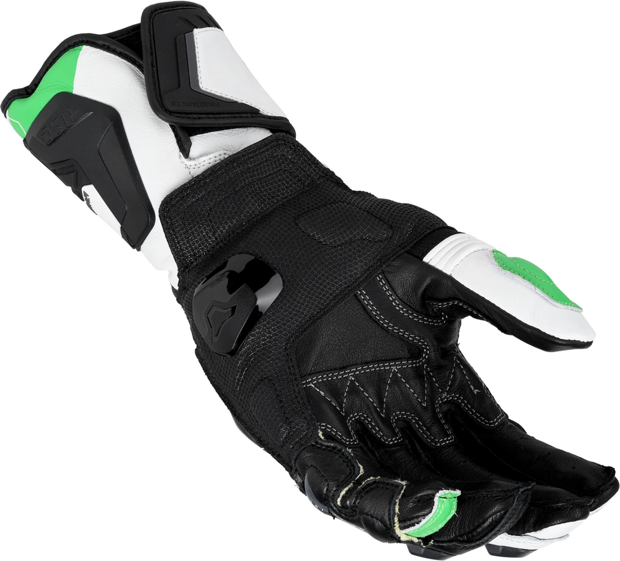 Macna Powertrack 2.5 Luvas de Motocicleta preto/verde S Figura 2
