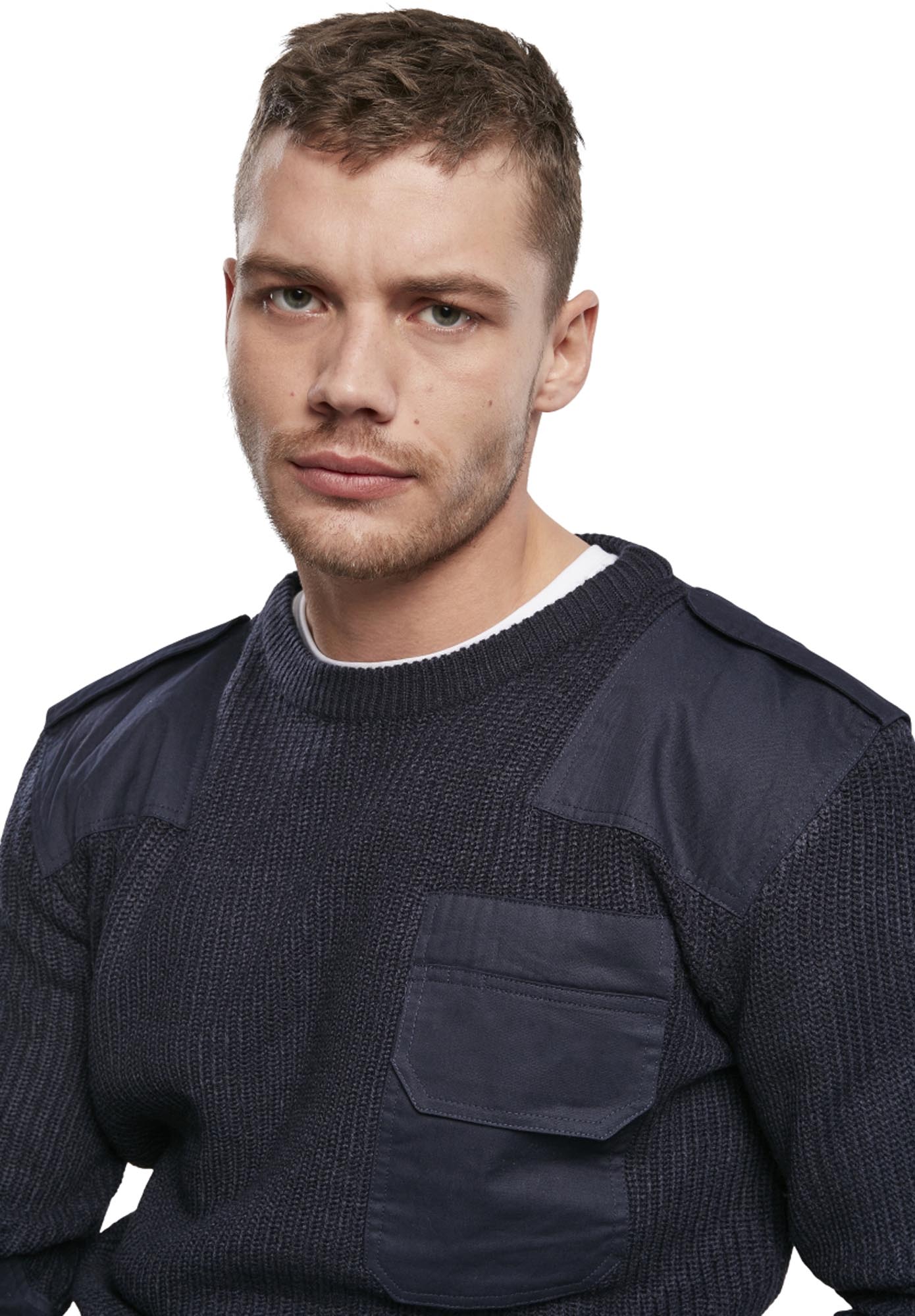 Brandit BW Pullover mornarsko plava M Slika 4