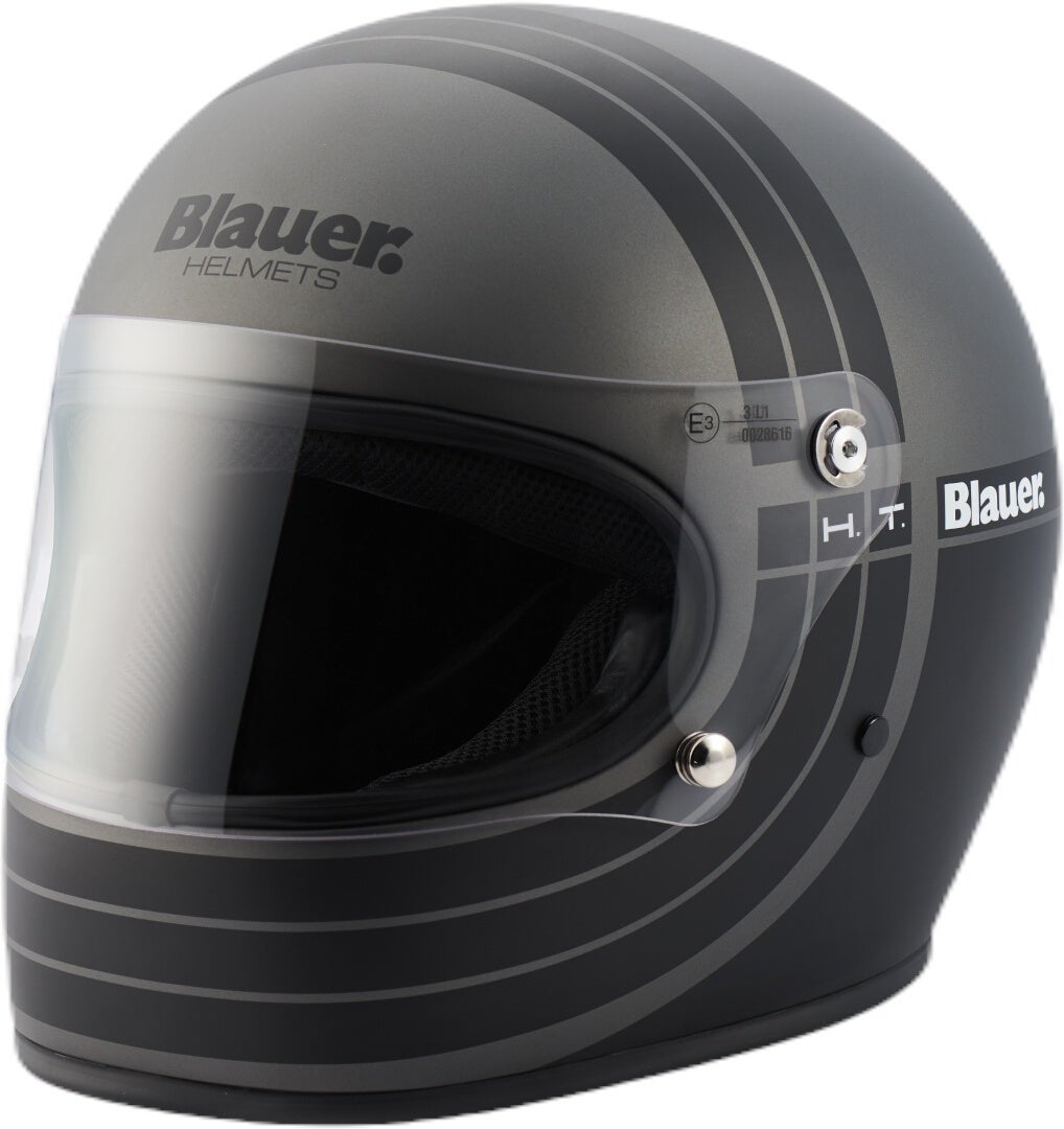 Blauer 80's 06 Capacete preto fosco/titânio S (54/56) Figura 1