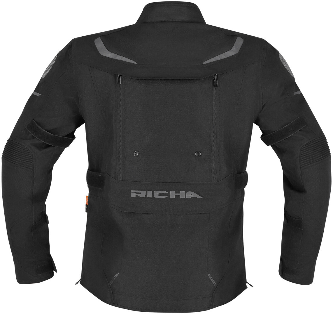 Richa Infinity 2 Adventure imperméable à l’eau dames moto textile veste noir 4XL Figure 3