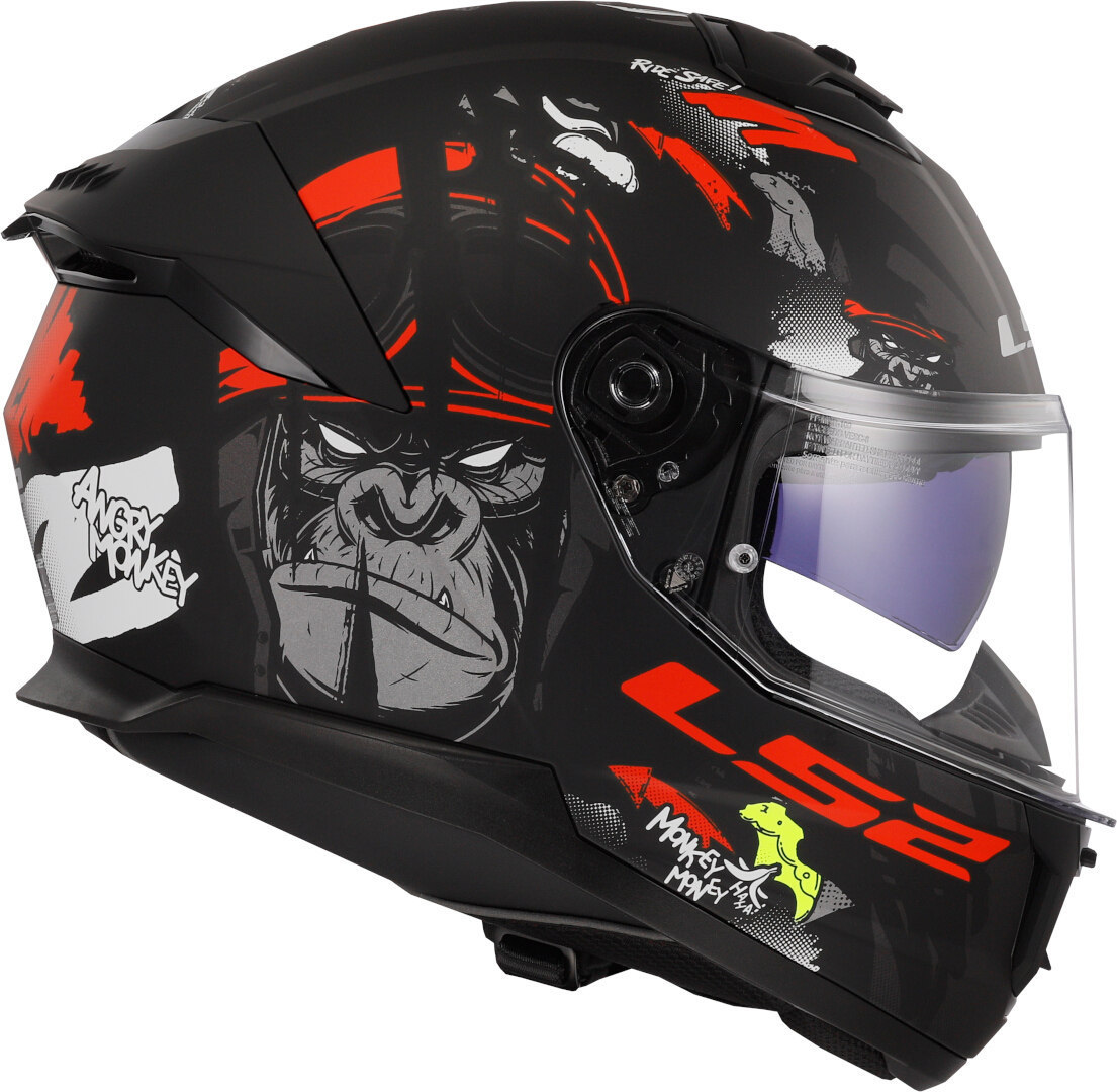 LS2 FF808 Stream II Angry Monkey Helmet M (57/58) Figure 4