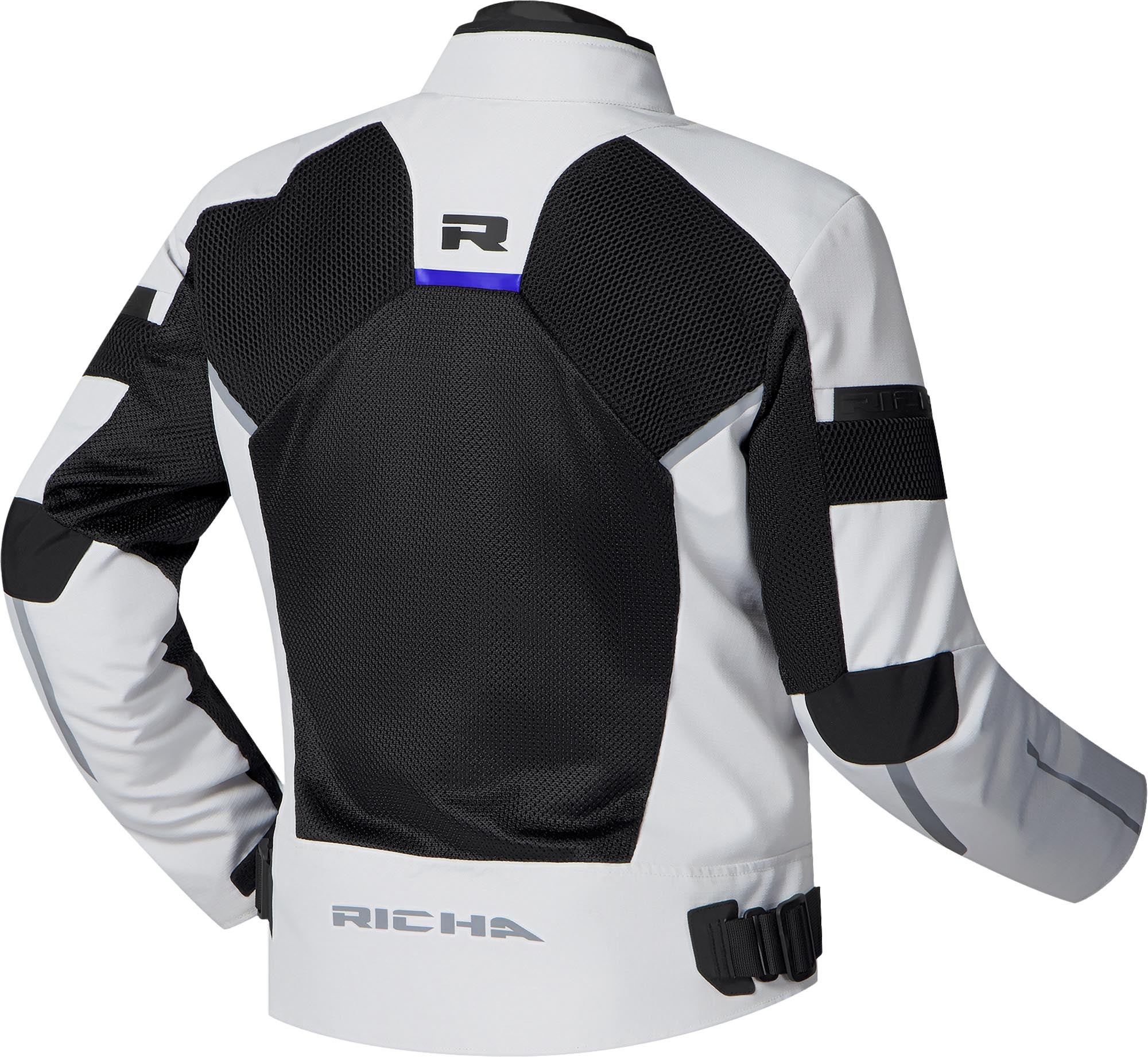 Richa Airstream X-2 waterdichte dames motorfiets textieljas grijs 2XL Figuur 2