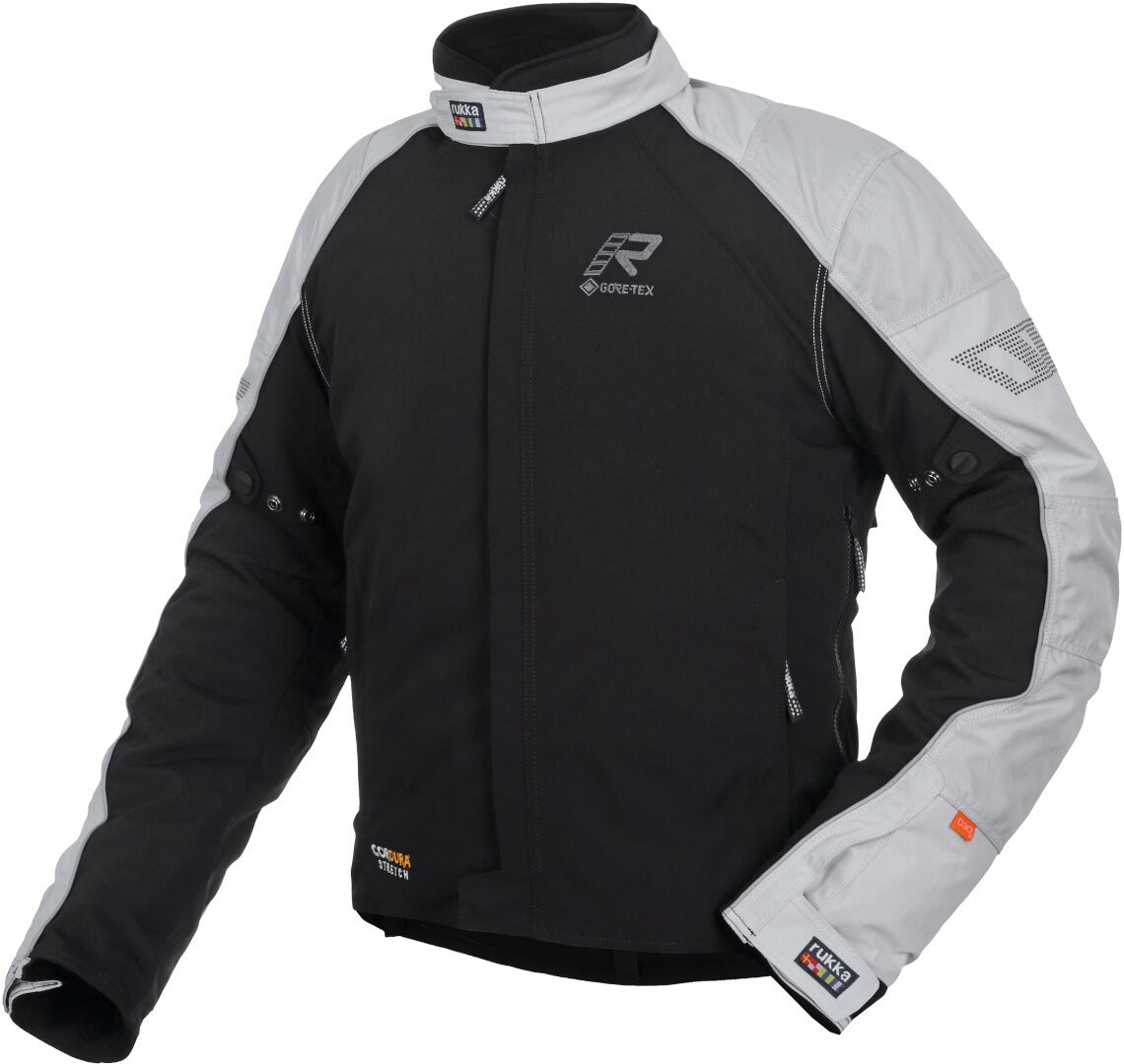 Rukka Comfo-R GTX Motorrad Textiljacke schwarz/hellgrau 60 Abbildung 1